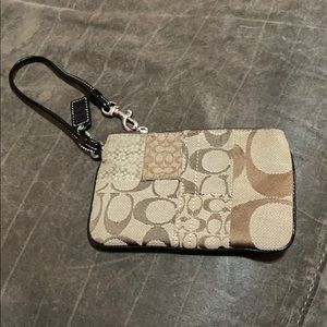 Mini coach wristlet